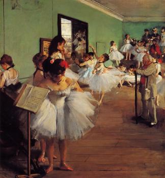 Edgar Degas : The Dance Class III